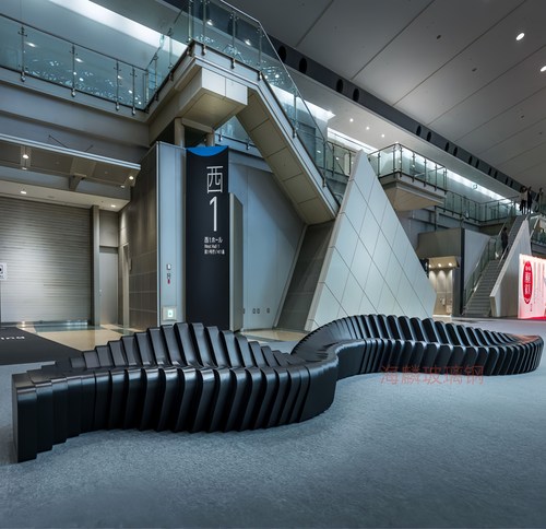 玻璃钢切片组合座凳