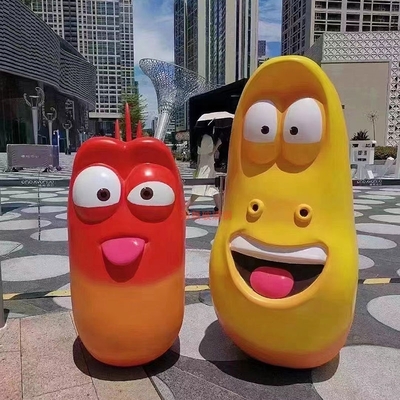 玻璃钢卡通公仔雕塑