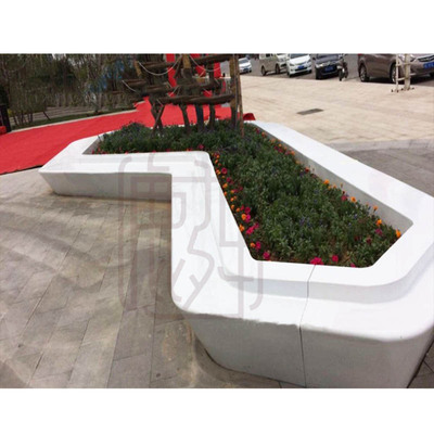玻璃钢商业区花池树池