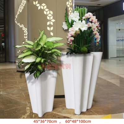 玻璃钢三角形花盆制作